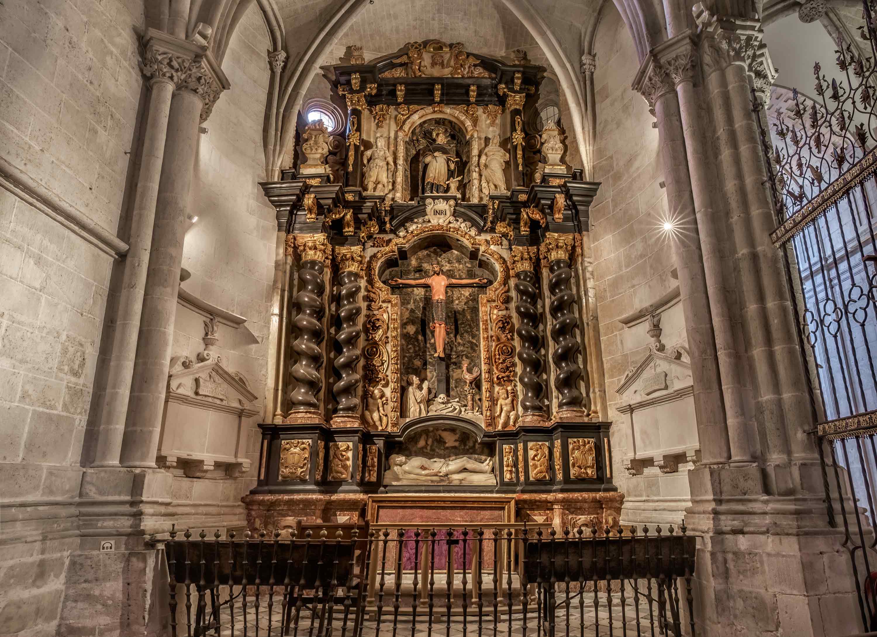 Retablo del cristo del milagro de la Catedral de la Asunción