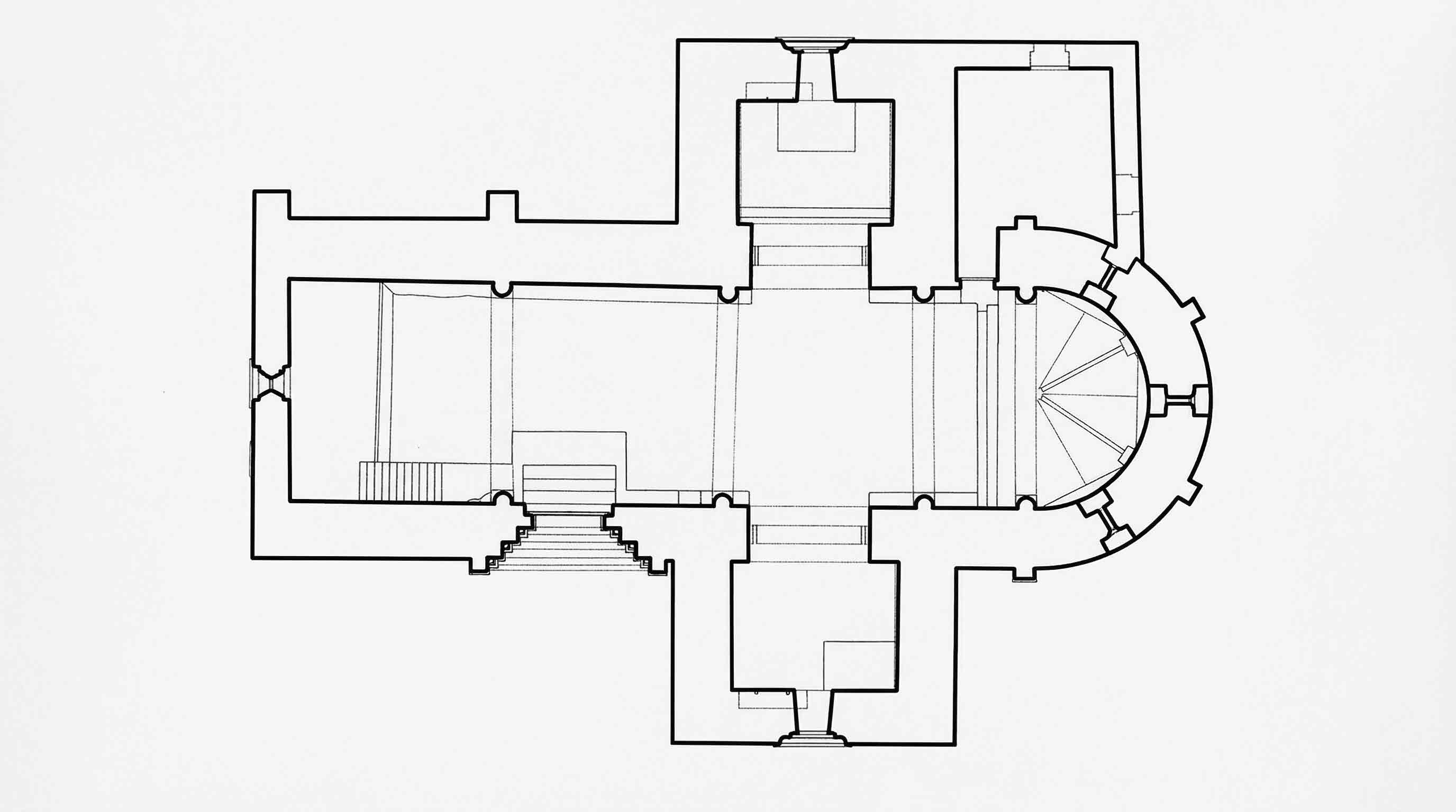 Planta de la Ermita de San Bartolomé