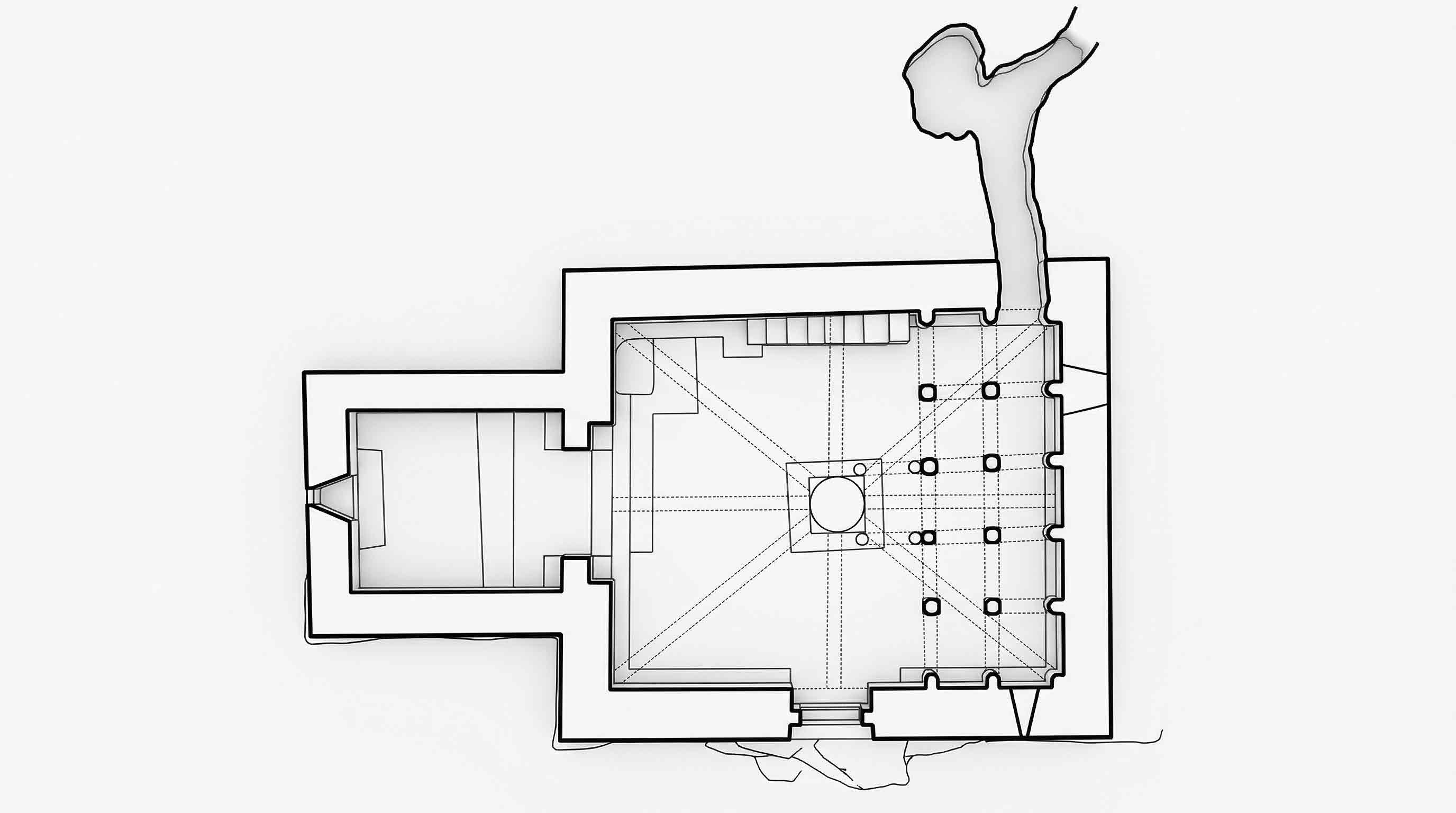 Planta de la Ermita de San Baudelio