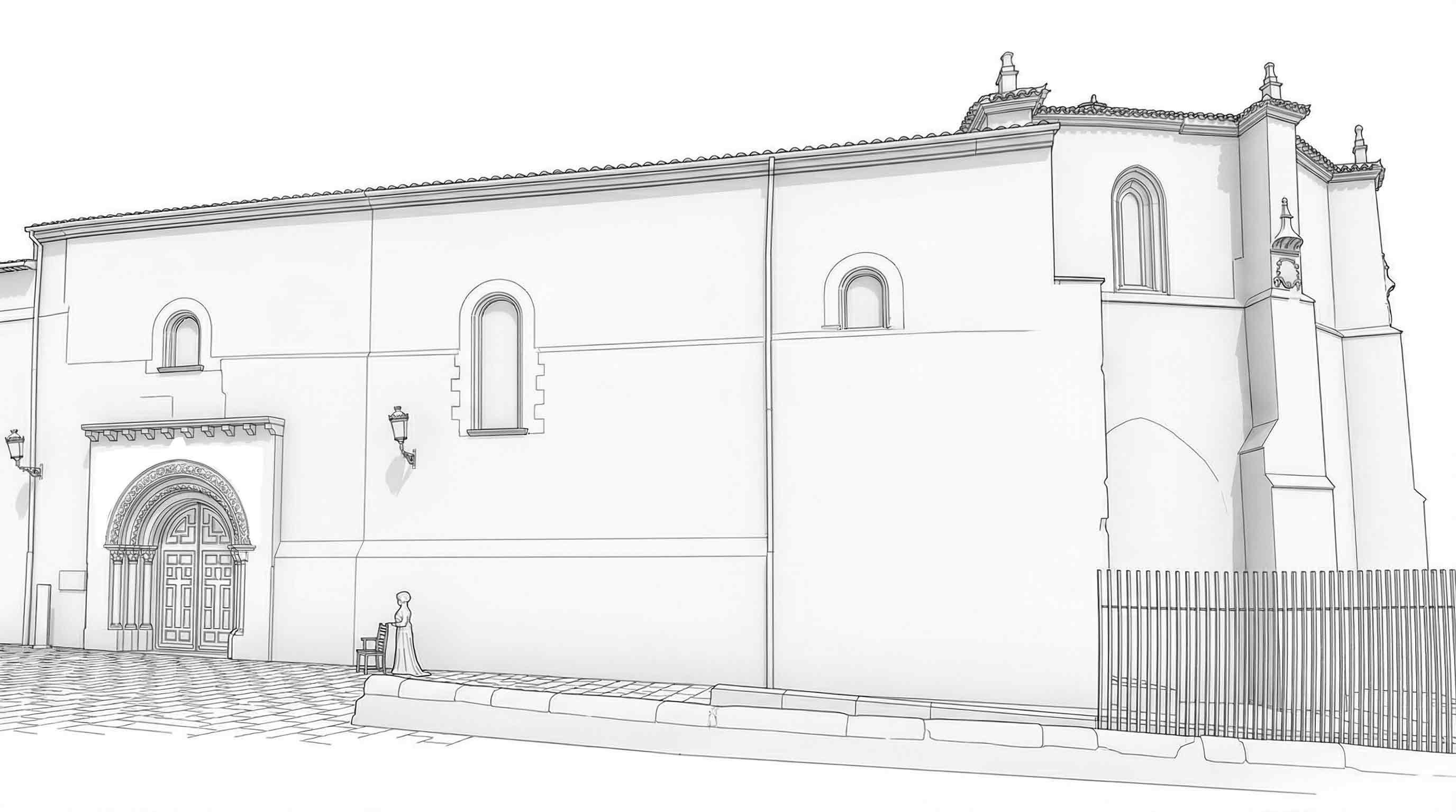 Alzado de Santa María la Mayor