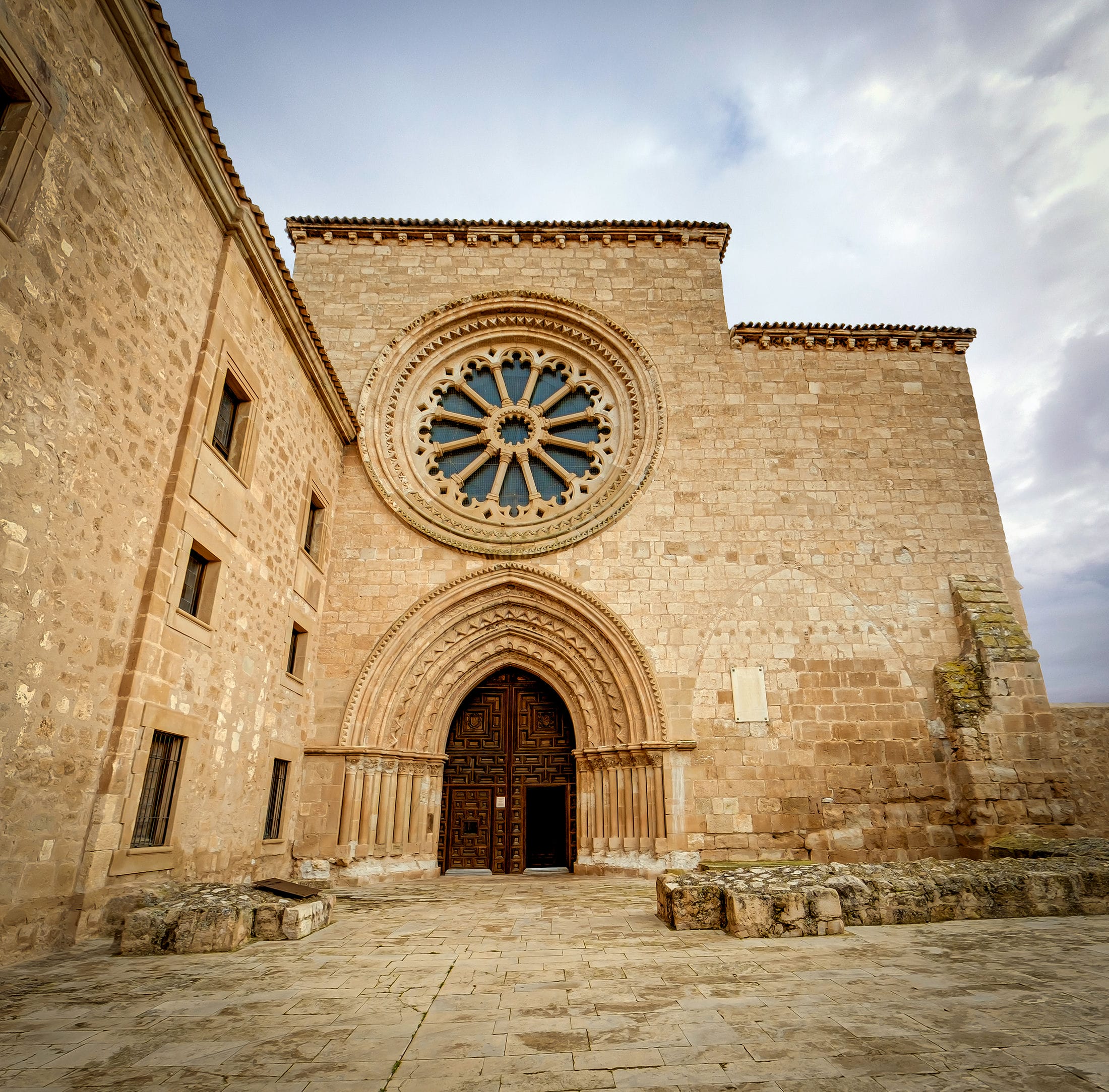 Portada del Monasterio de Santa María de Huerta
