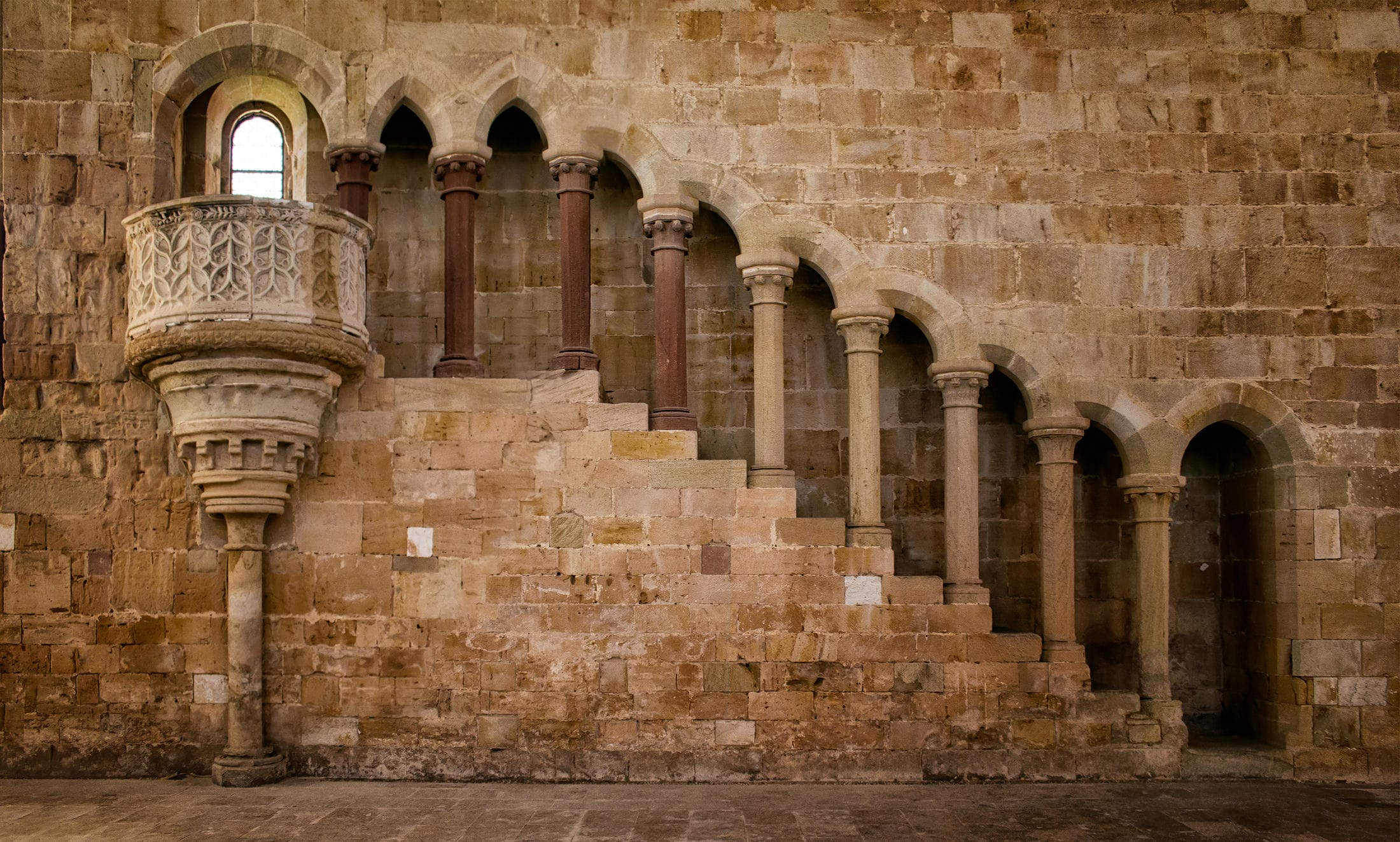 Púlpito del Refectorio del Monasterio de Santa María de Huerta