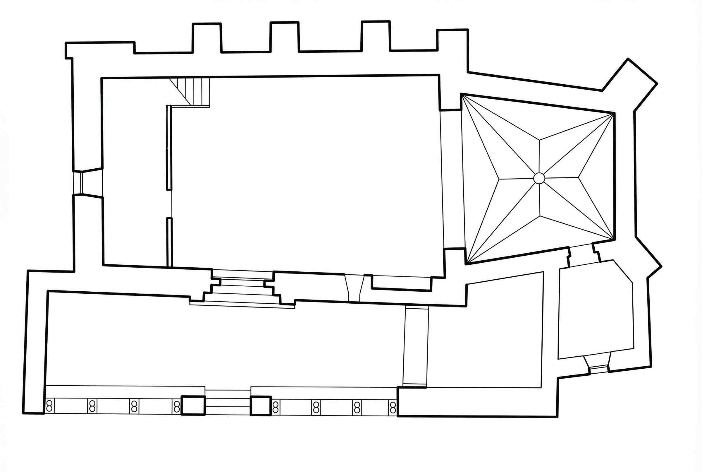 Planta de la Iglesia de la Concepción