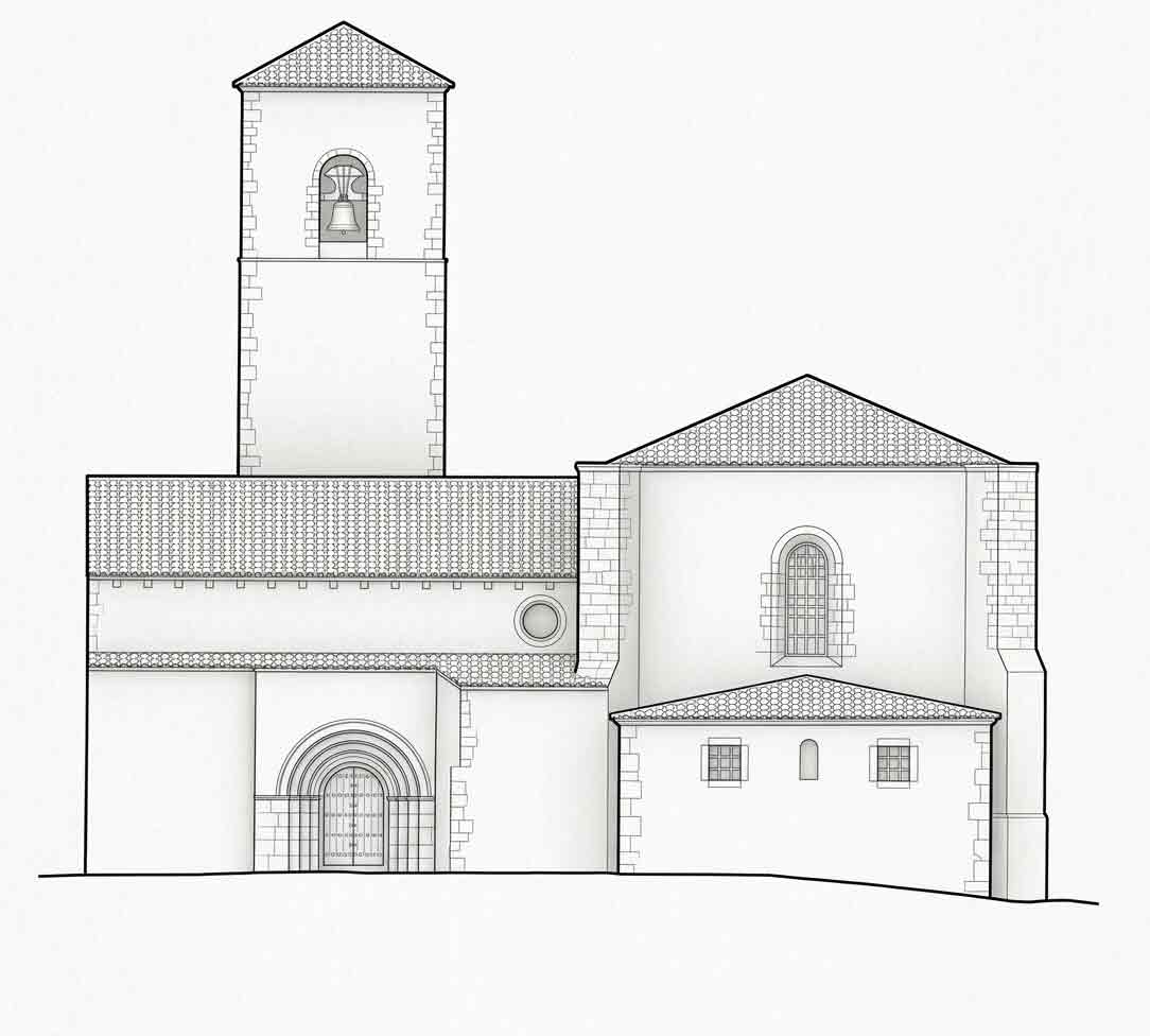 Torre y alzado Nuestra Señora de la Peña