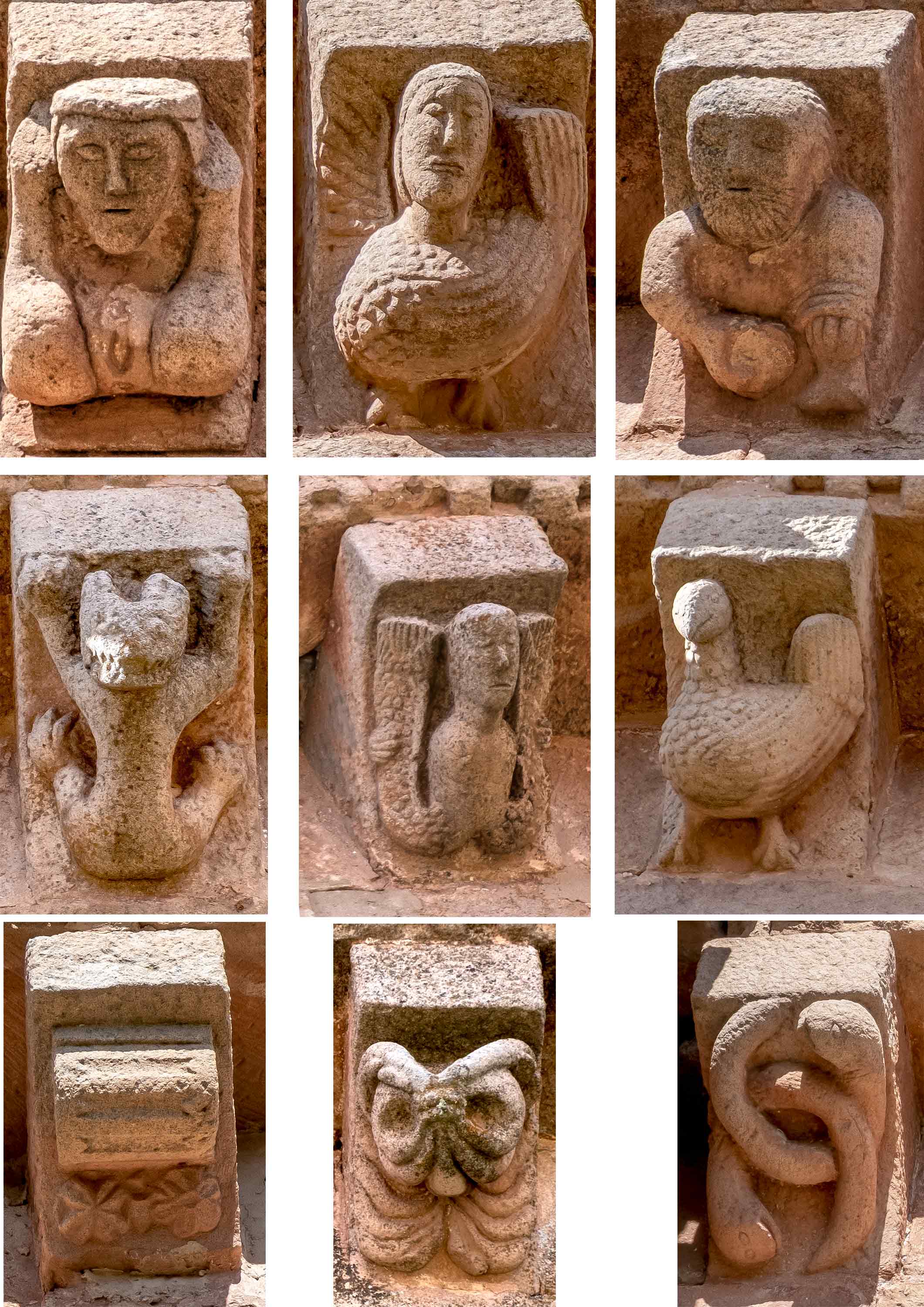 Canecillos de San Juan Bautista