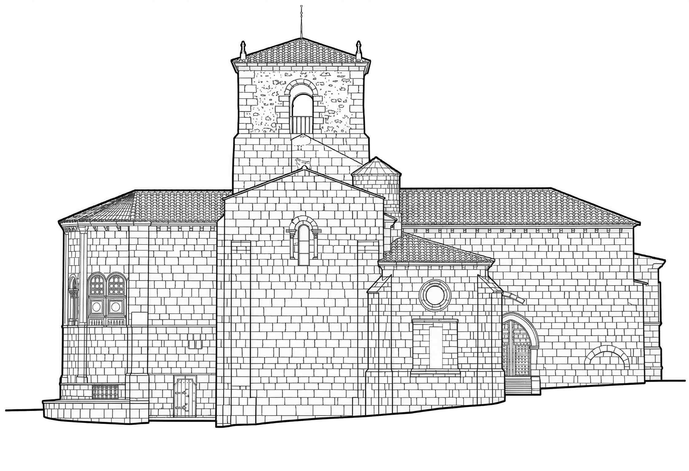 Alzado de San Juan de Rabanera