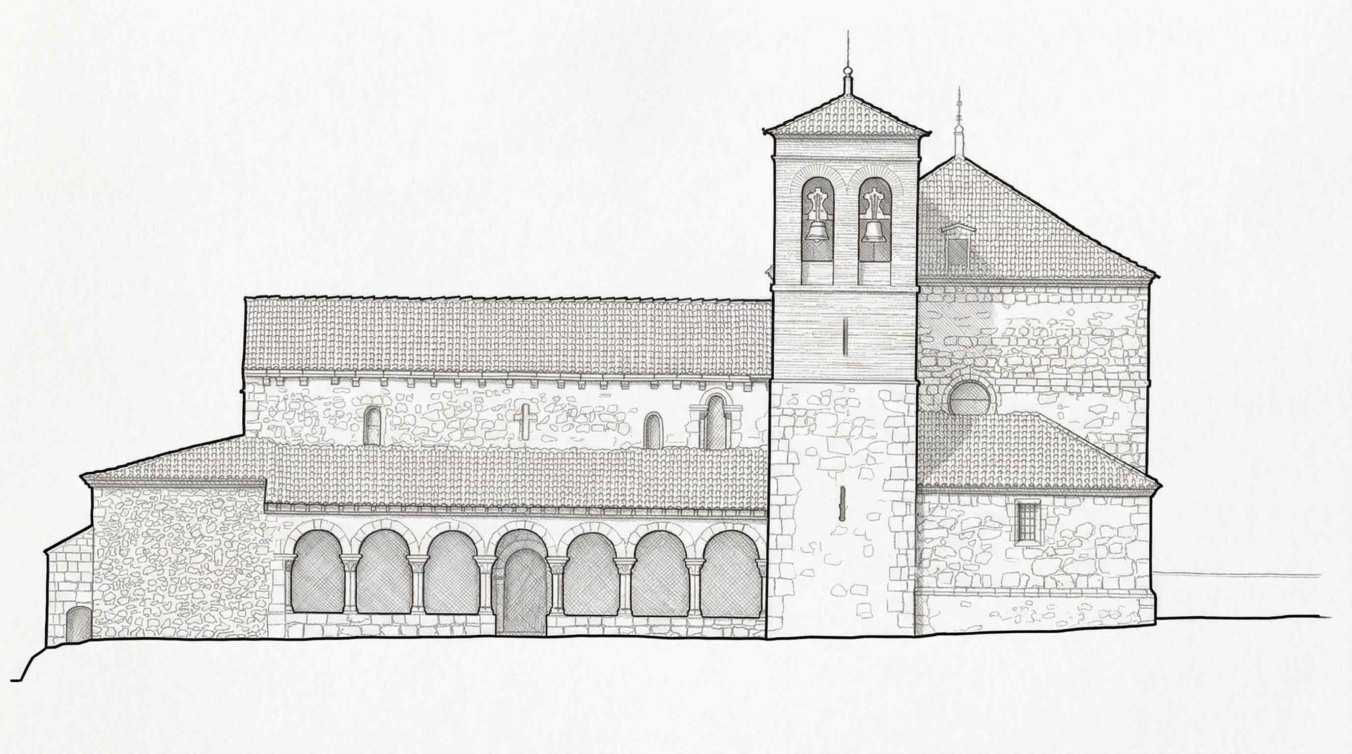 Alzado de San Martín de Tours