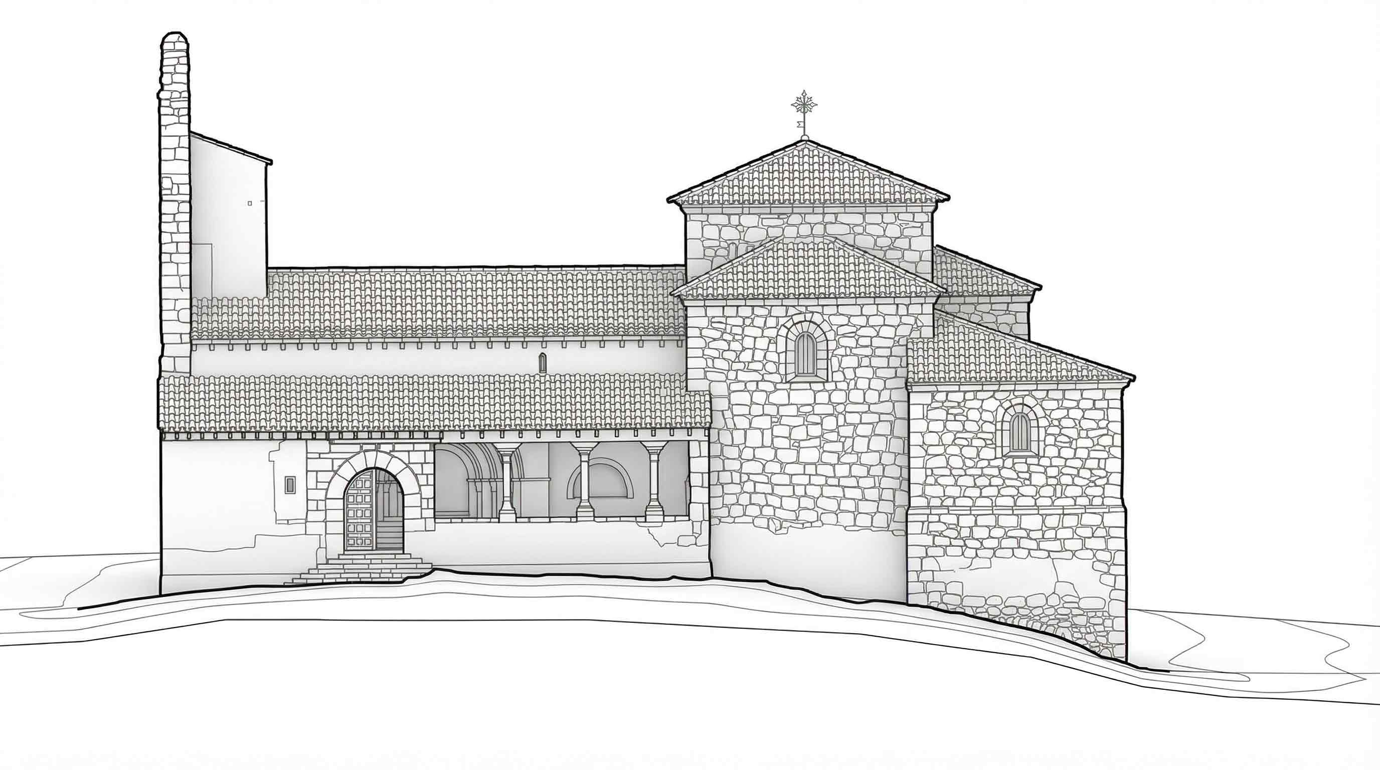 Alzado de San Martín de Tours