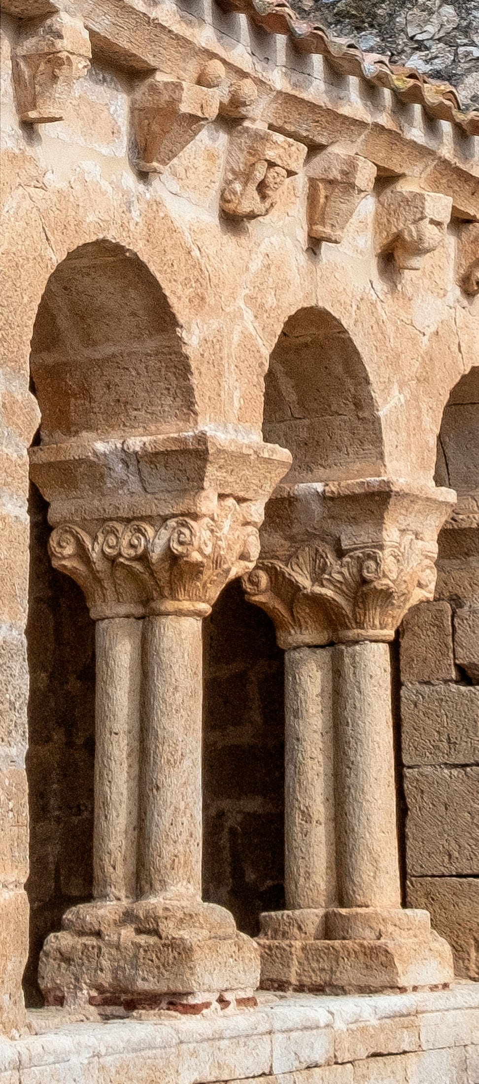 Detalle de capiteles de San Martín
