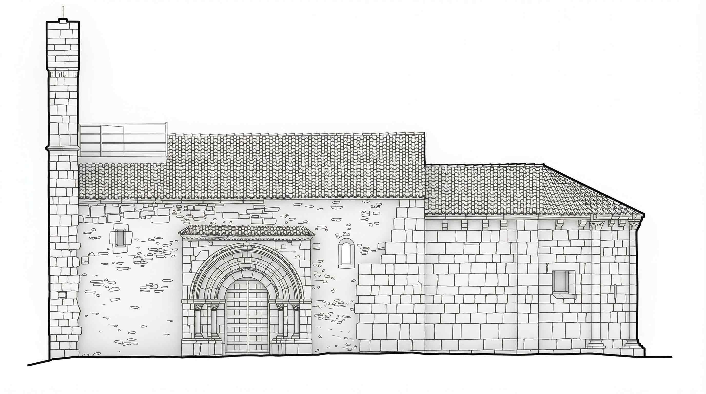 Alzado de San Pedro Apóstol