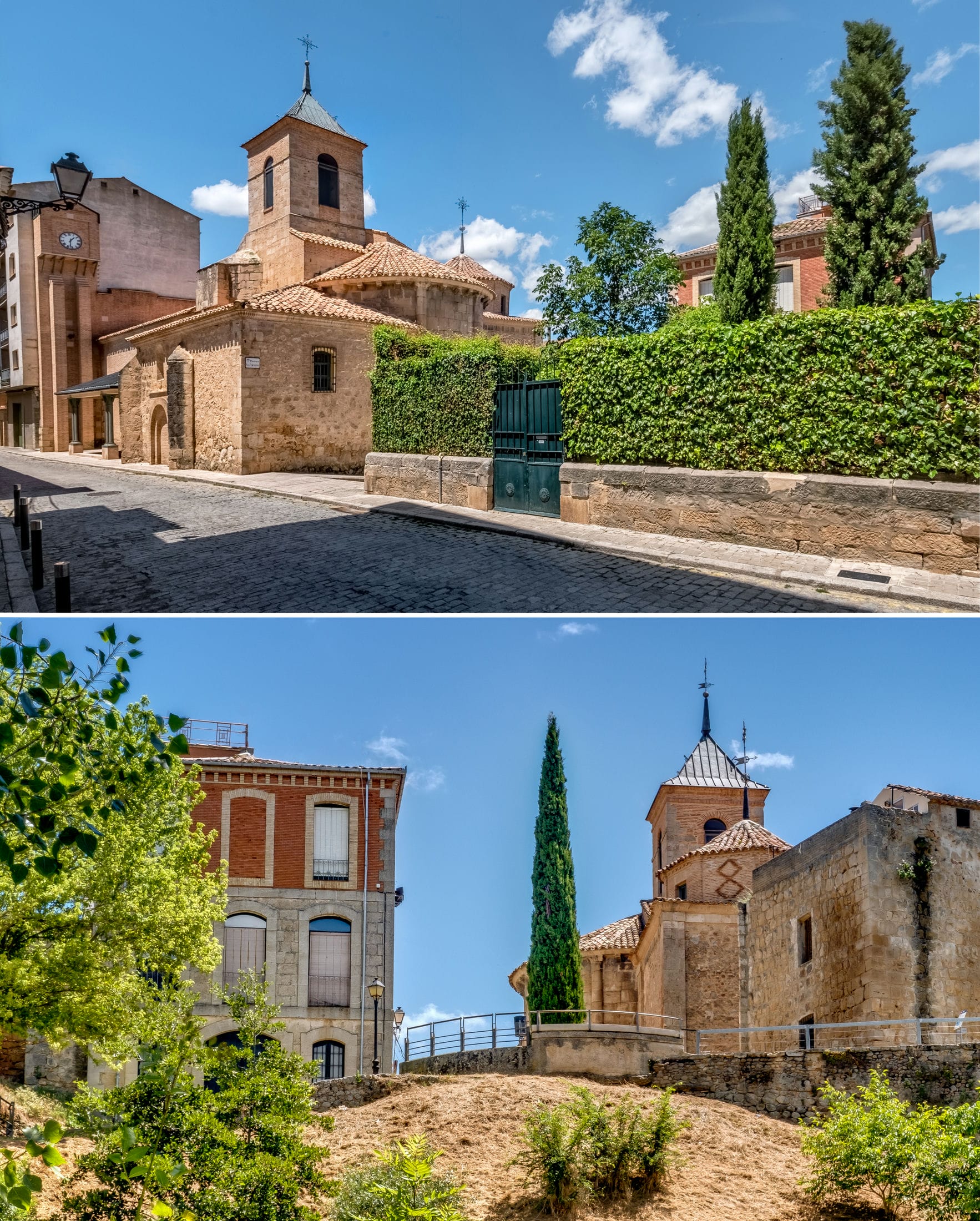 Vista exterior de la iglesia de San Vicente