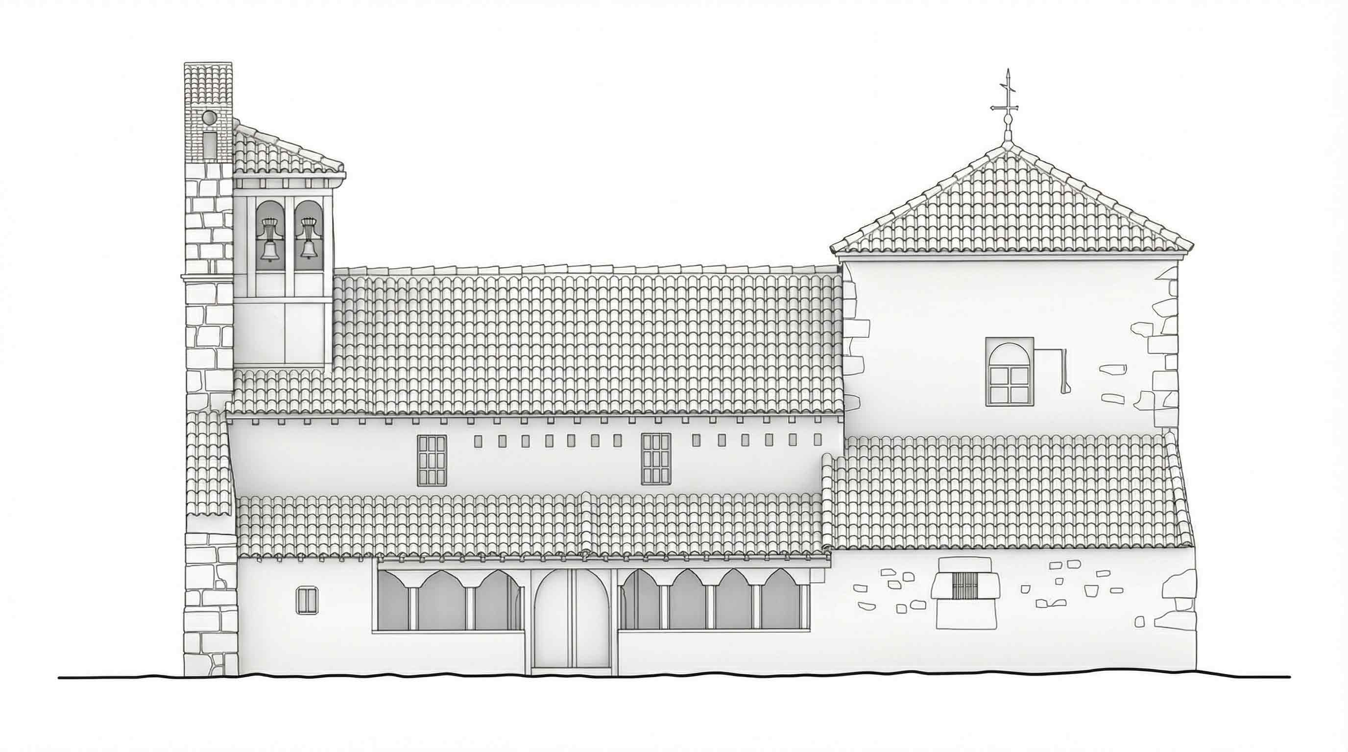 Alzado de Santiago Apóstol
